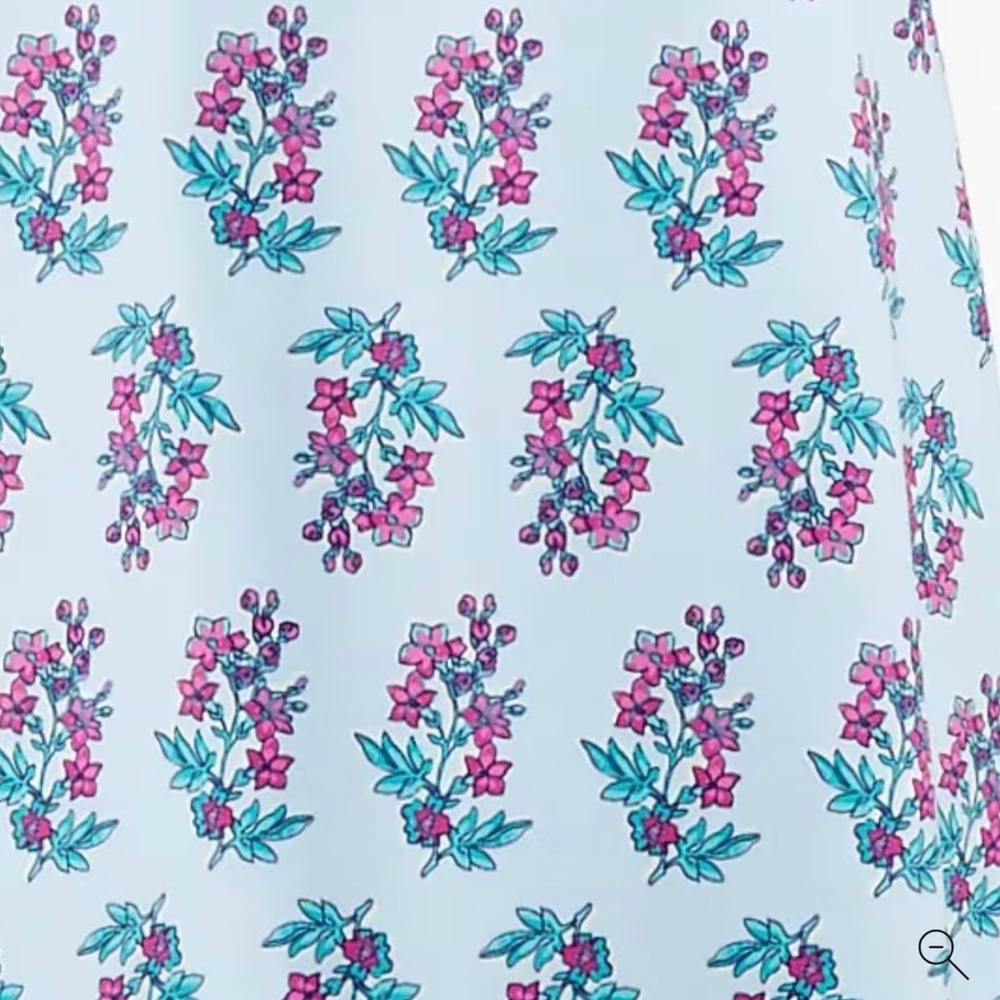 J. Crew Active Floral Scalloped Trim Dress - Picture 3 of 8